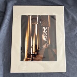National Building Museum DC Photo 8x10 Matted Print Gold Columns‎ Architecture